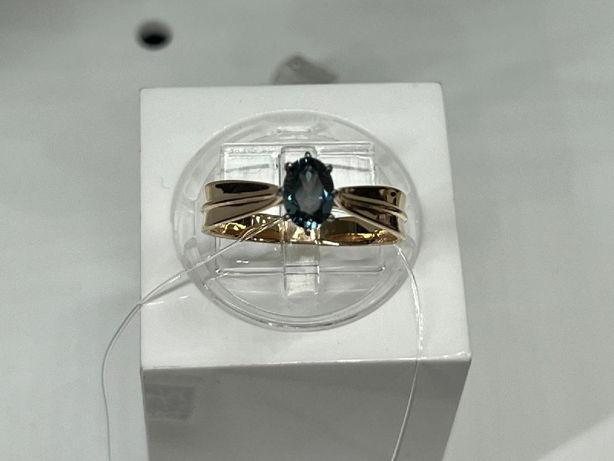 КОЛЬЦО ЛОНДОН ТОПАЗ (Au 585)