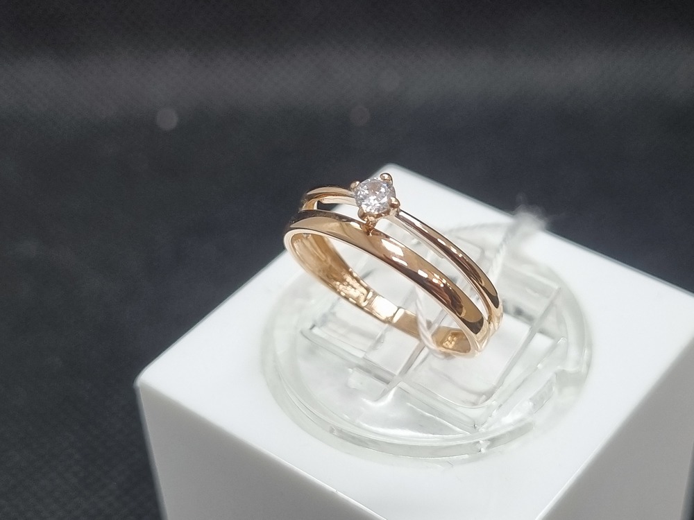 КОЛЬЦО С КАМНЕМ (Au 585)