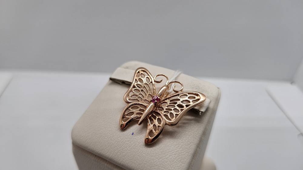 ПОДКМ585 ПОДВЕСКА С КАМНЕМ (Au 585)