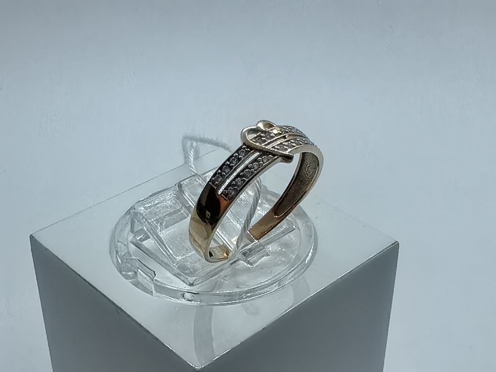 КОЛКМИ585 КОЛЬЦО С КАМНЯМИ (Au 585)
