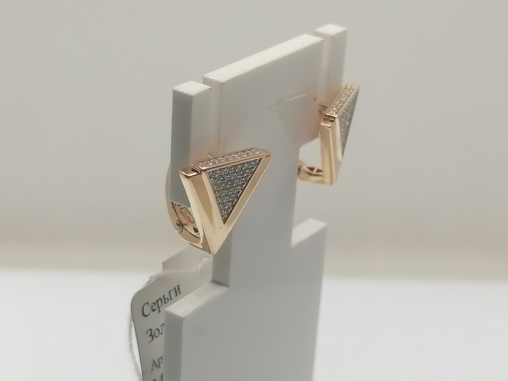 СЕРЬГИ С КАМНЯМИ (Au 585)