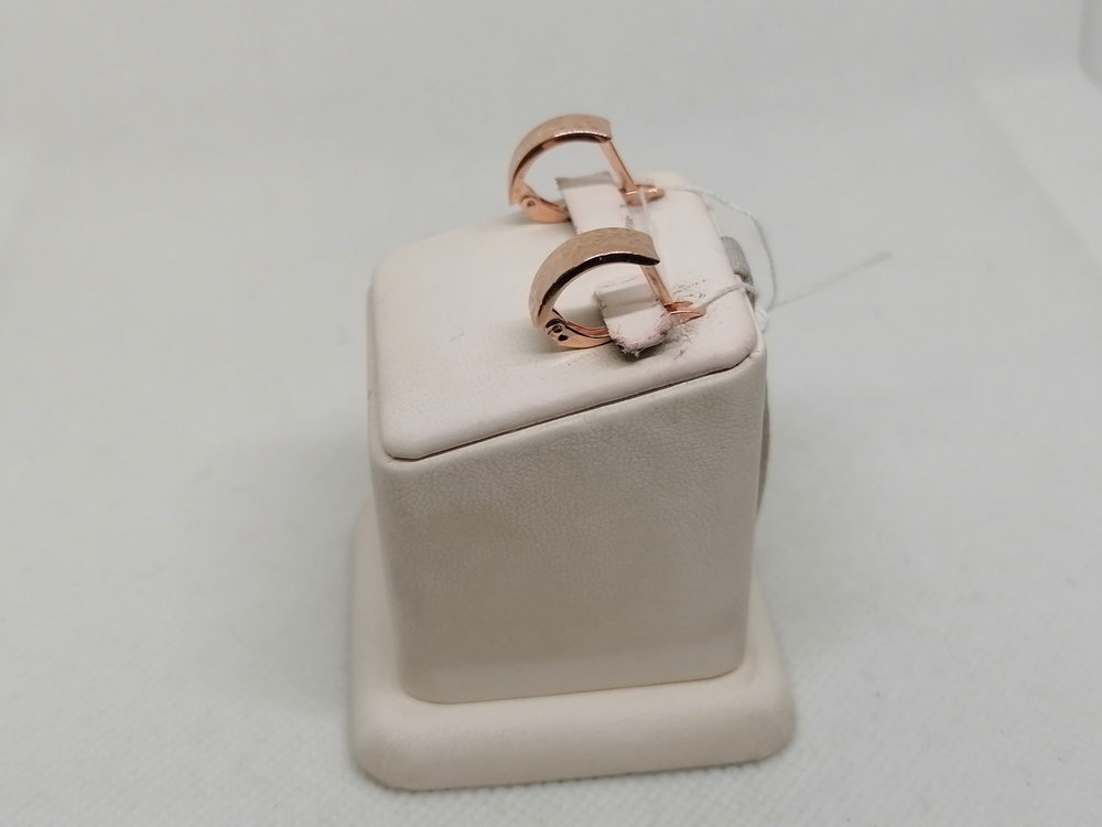 СЕРЬГИ БЕЗ КАМНЯ (Au 585)