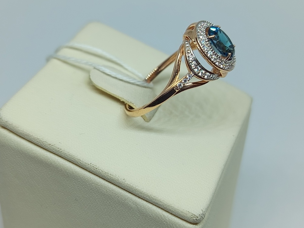 КОЛКМИ585 КОЛЬЦО С КАМНЯМИ (Au 585)