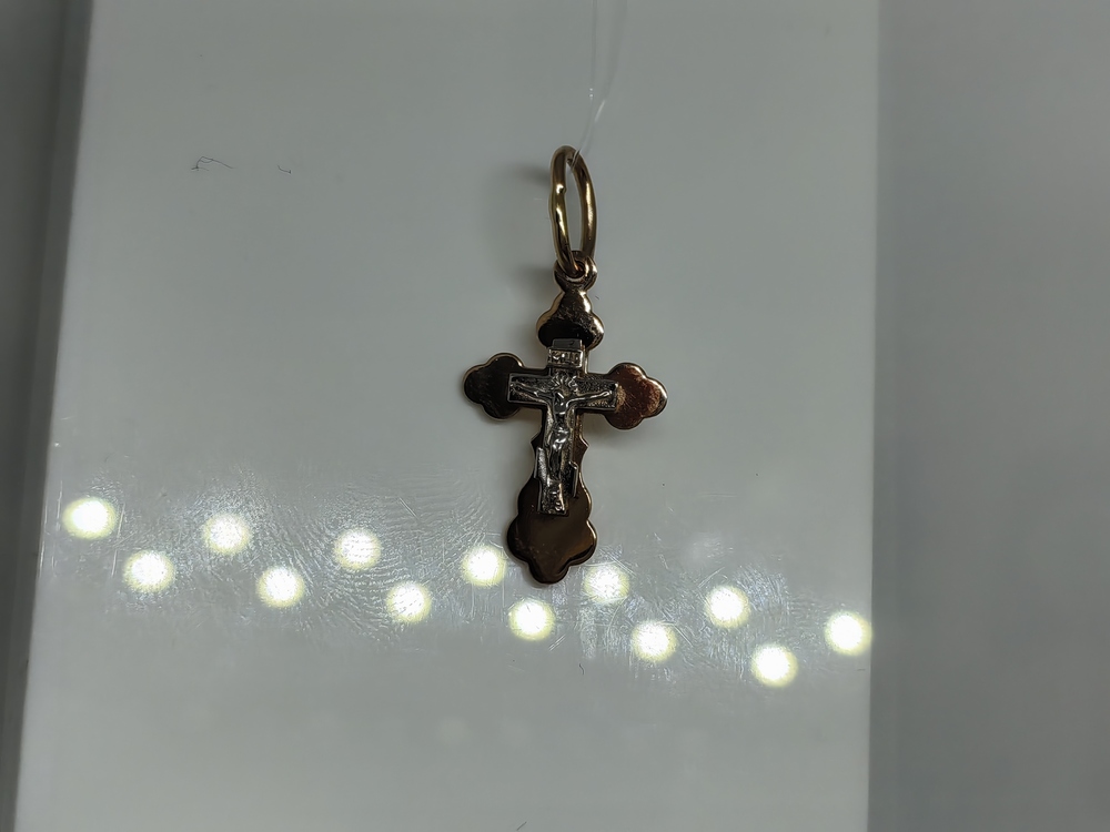 ПОДВЕСКА КРЕСТ (Au 585)