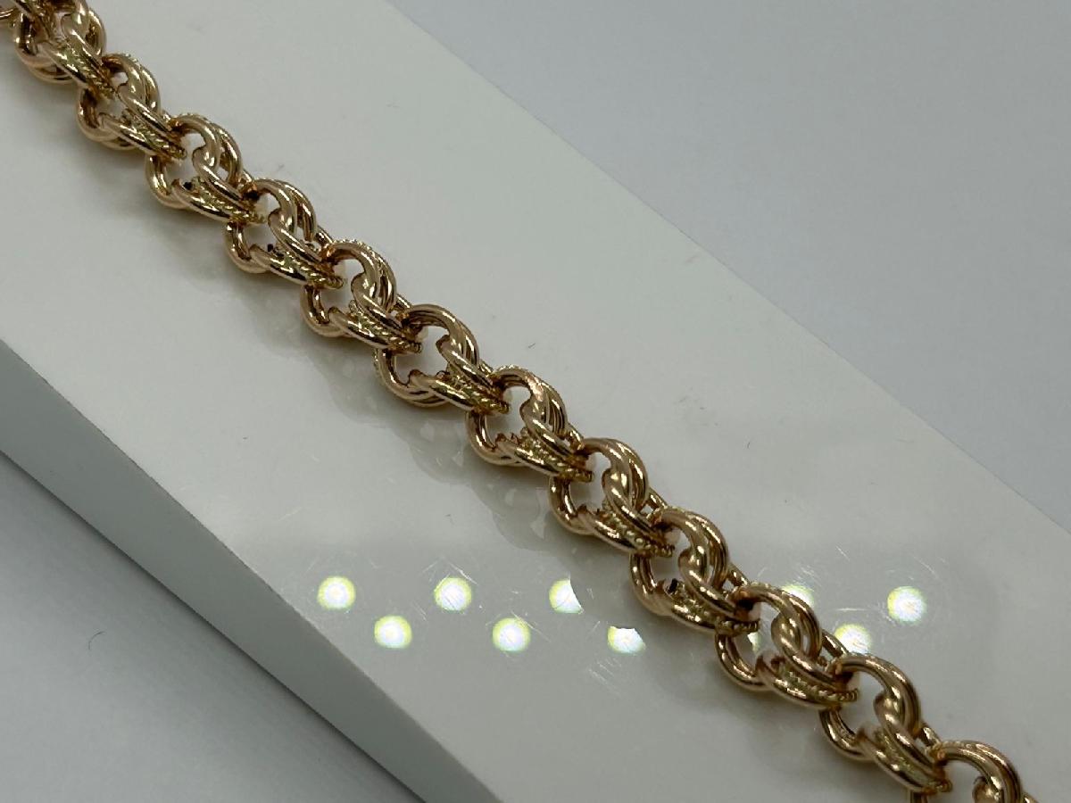 БРАСЛЕТ ПУСТОТЕЛЫЙ Фантазия Au 585