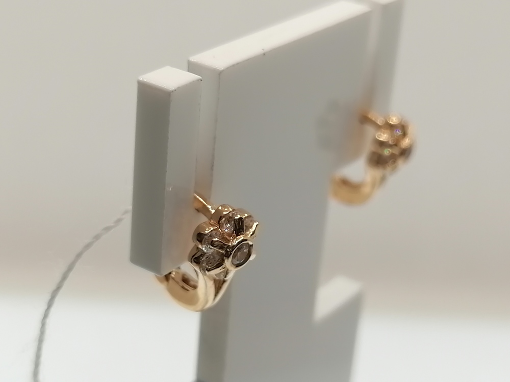 СЕРЬГИ С КАМНЯМИ (Au 585)