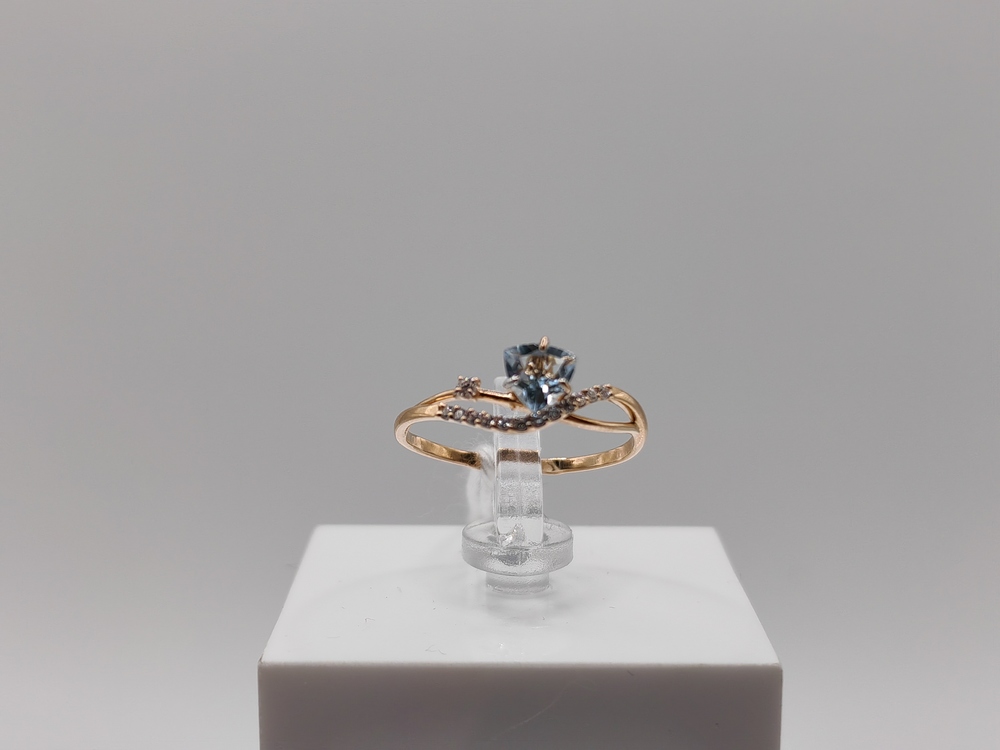 КОЛКМИ585 КОЛЬЦО С КАМНЯМИ (Au 585)