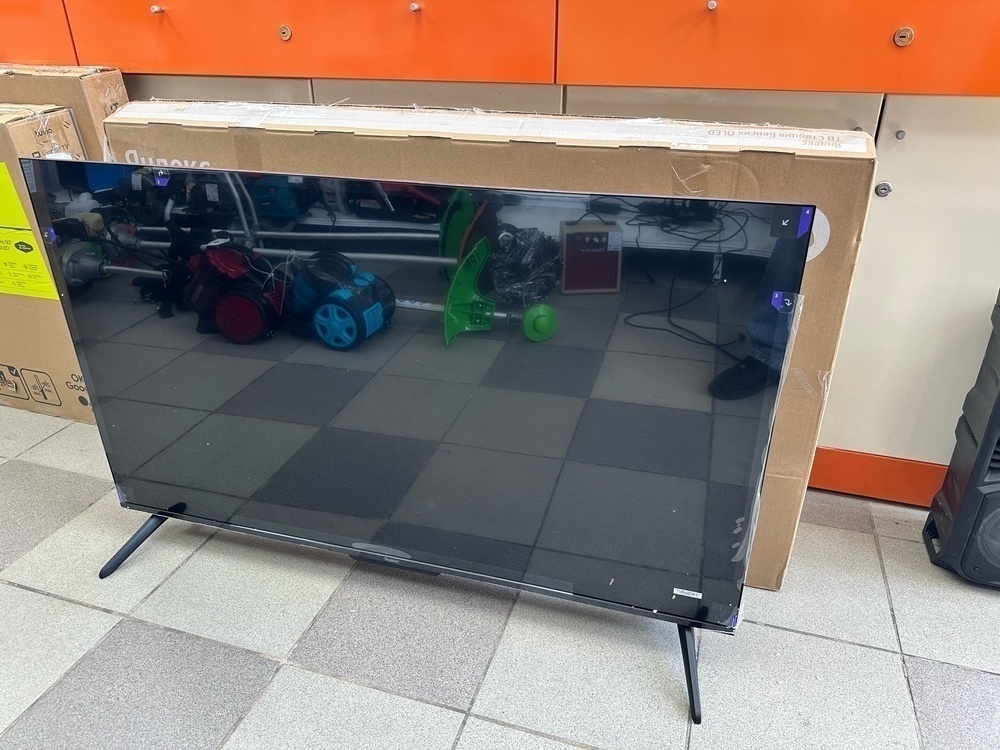 LED Телевизор Яндекс Станция Бейсик  с Алисой, 50" 4K UHD