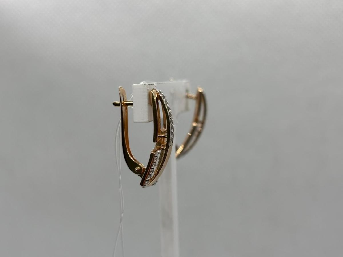 СЕРЬГИ С КАМНЯМИ (Au 585)