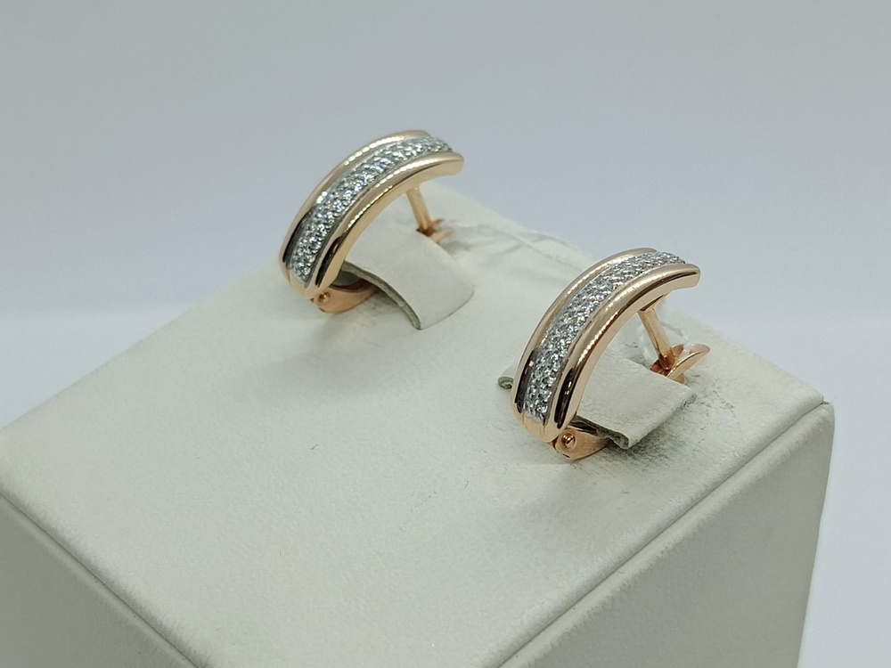 СЕРЬГИ С КАМНЯМИ (Au 585)