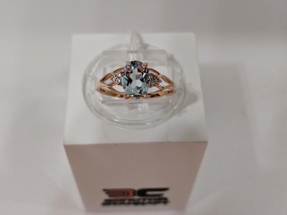 КОЛКМИ585 КОЛЬЦО С КАМНЯМИ (Au 585)