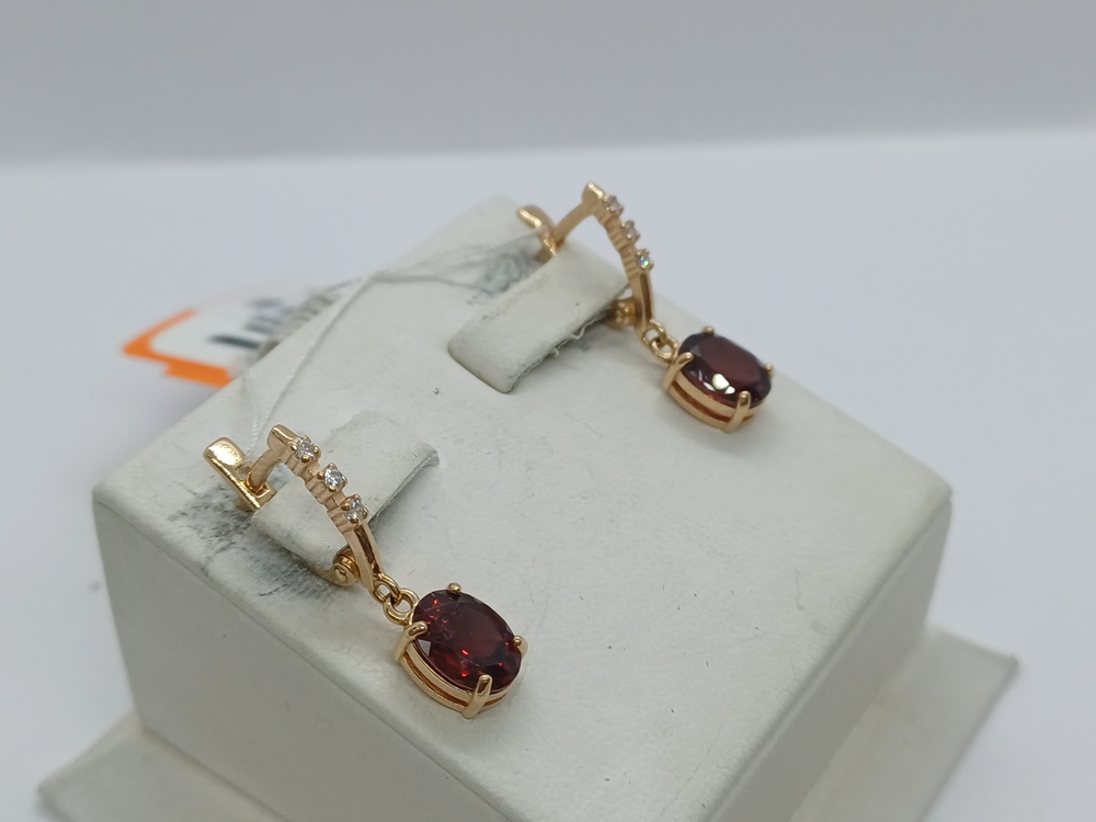 СЕРЬГИ С КАМНЯМИ (Au 585)