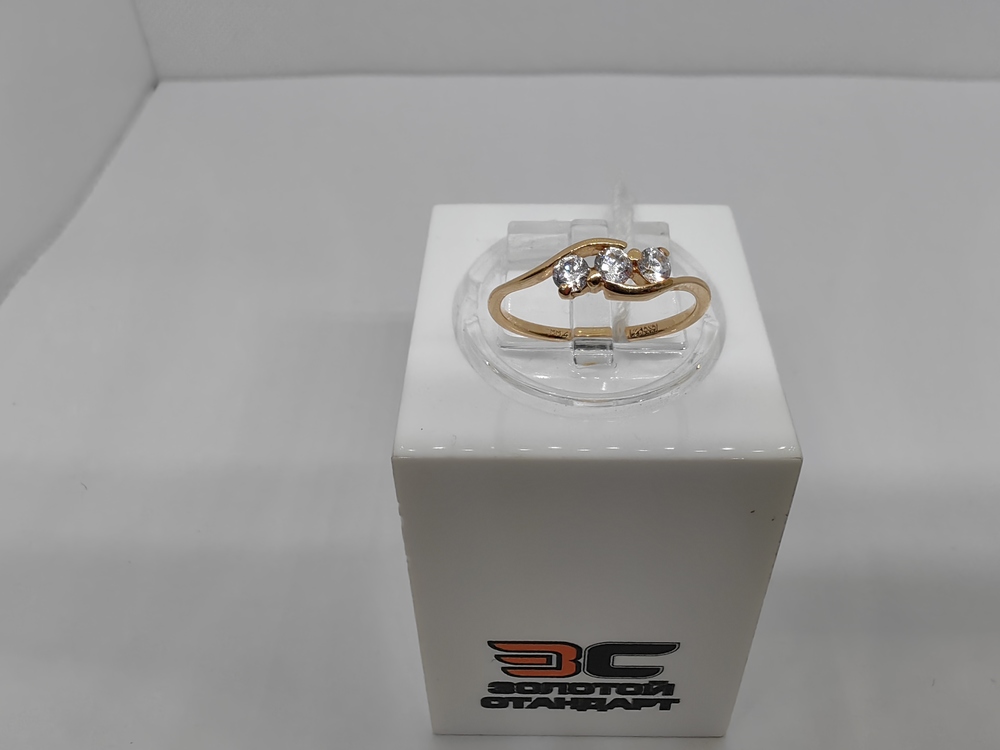 КОЛКМИ585 КОЛЬЦО С КАМНЯМИ (Au 585)