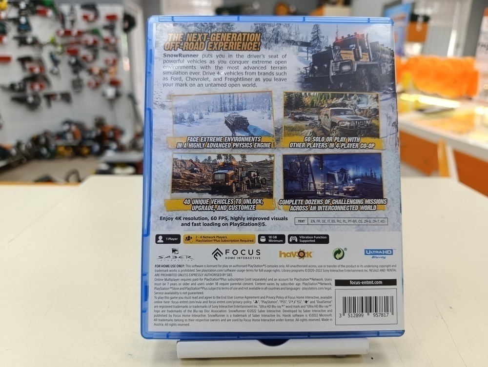 Игра Playstation 5 Snowrunner