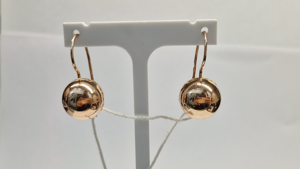 СШР585 СЕРЬГИ ШАРЫ (Au 585)