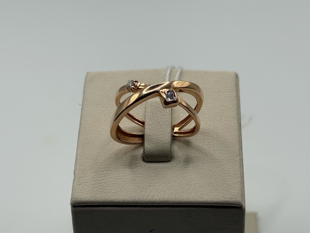 КОЛКМИ585 КОЛЬЦО С КАМНЯМИ (Au 585)