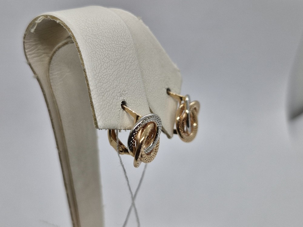 СЕРЬГИ БЕЗ КАМНЯ (Au 585)