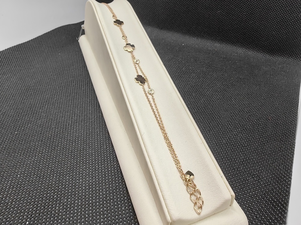 БРАСЛЕТ ФАНТАЗИЯ с камнями (Au 585)