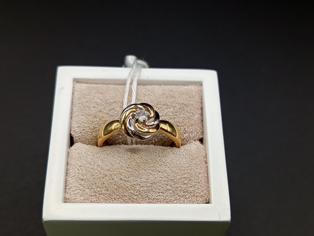 КОЛЬЦО С КАМНЕМ (Au 585)