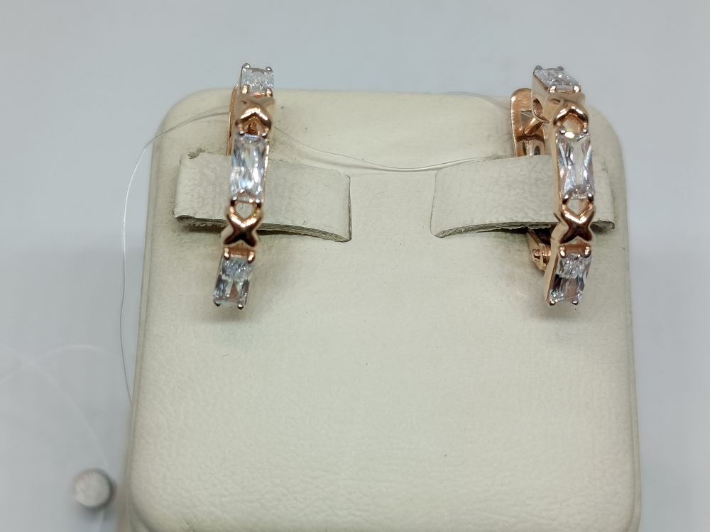 СЕРЬГИ С КАМНЯМИ (Au 585)