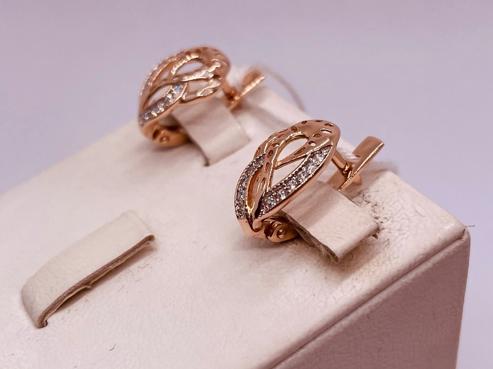 СЕРЬГИ С КАМНЯМИ (Au 585)