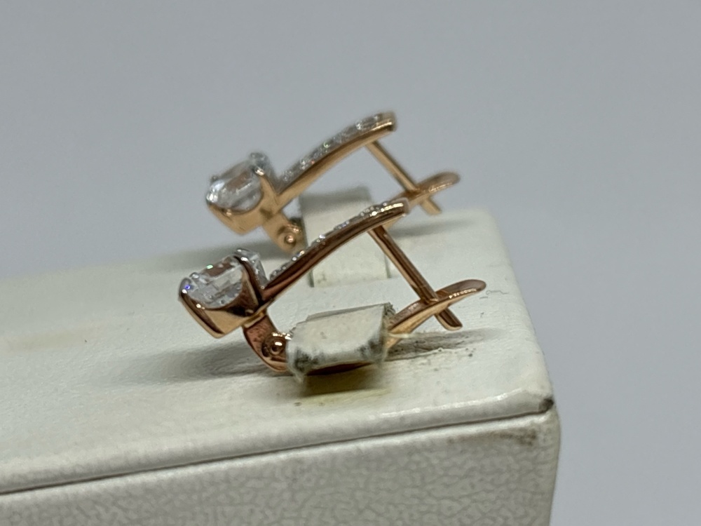 СЕРЬГИ С КАМНЯМИ (Au 585)