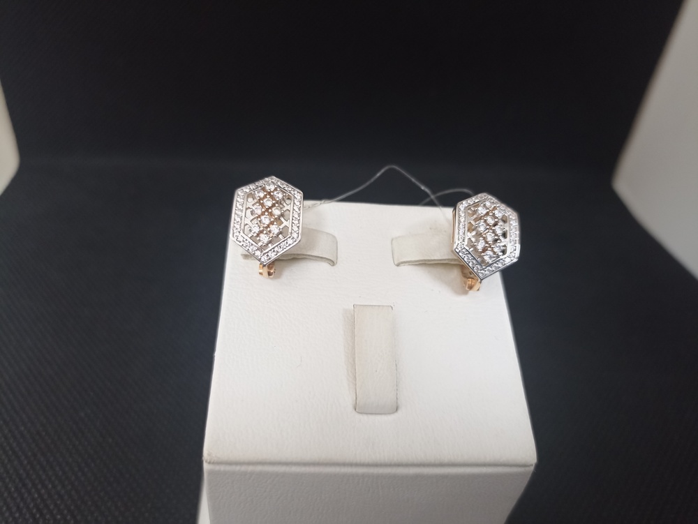 СЕРЬГИ С КАМНЯМИ (Au 585)