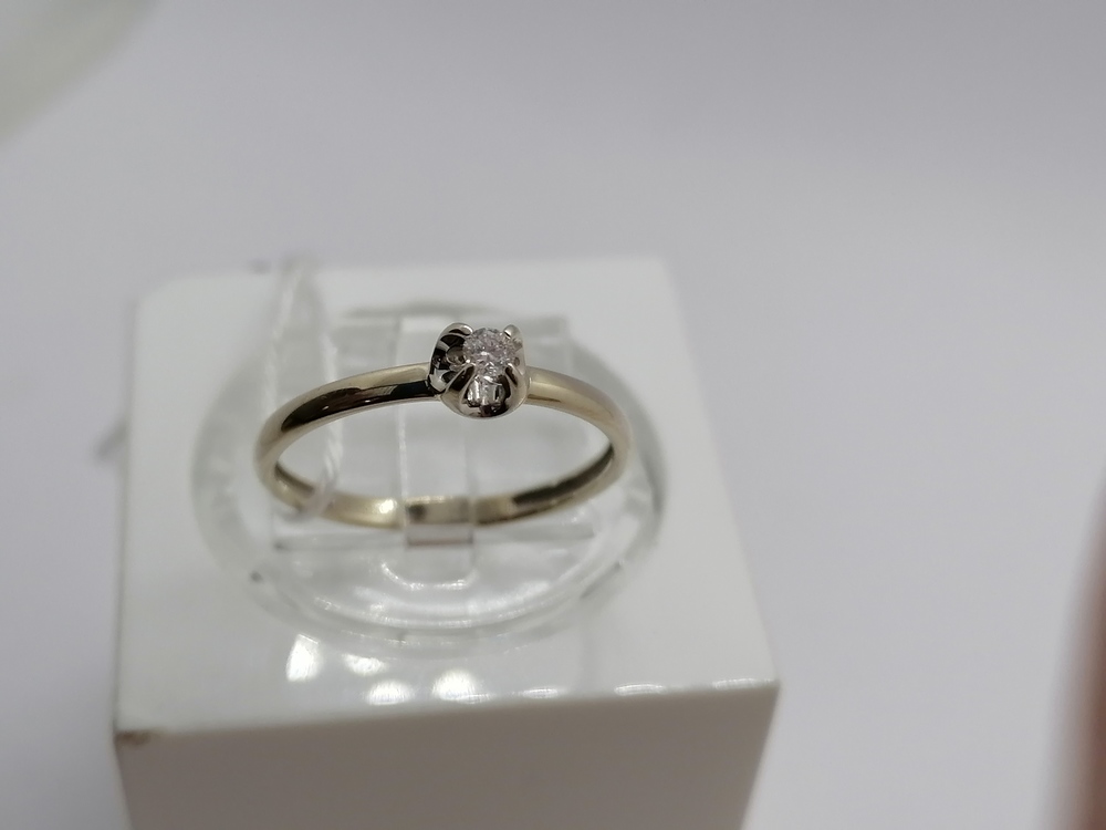 КОЛЬЦО БРИЛЛИАНТ Au 585