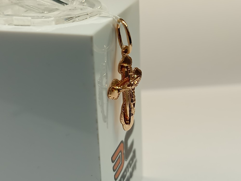 ПОДВЕСКА КРЕСТ БЕЗ КАМНЯ (Au 585)