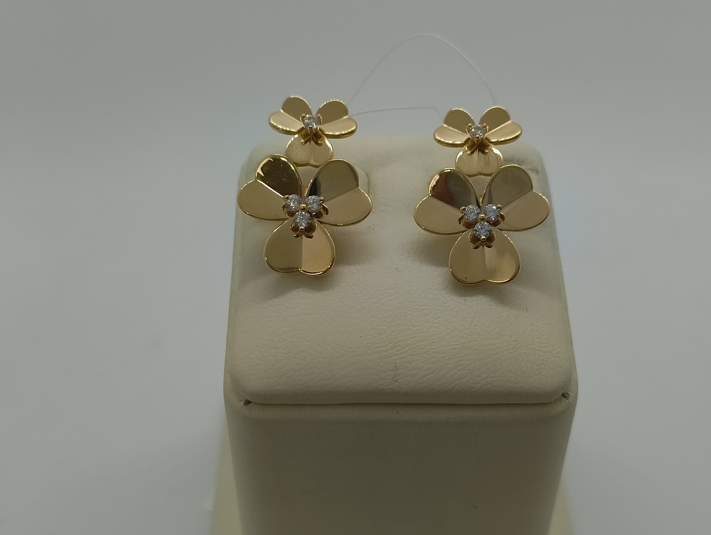 СЕРЬГИ С КАМНЯМИ (Au 585)