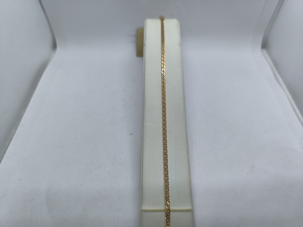 611105022 БРАСЛЕТ ПУСТОТЕЛЫЙ Ромб двойной (Au 585)