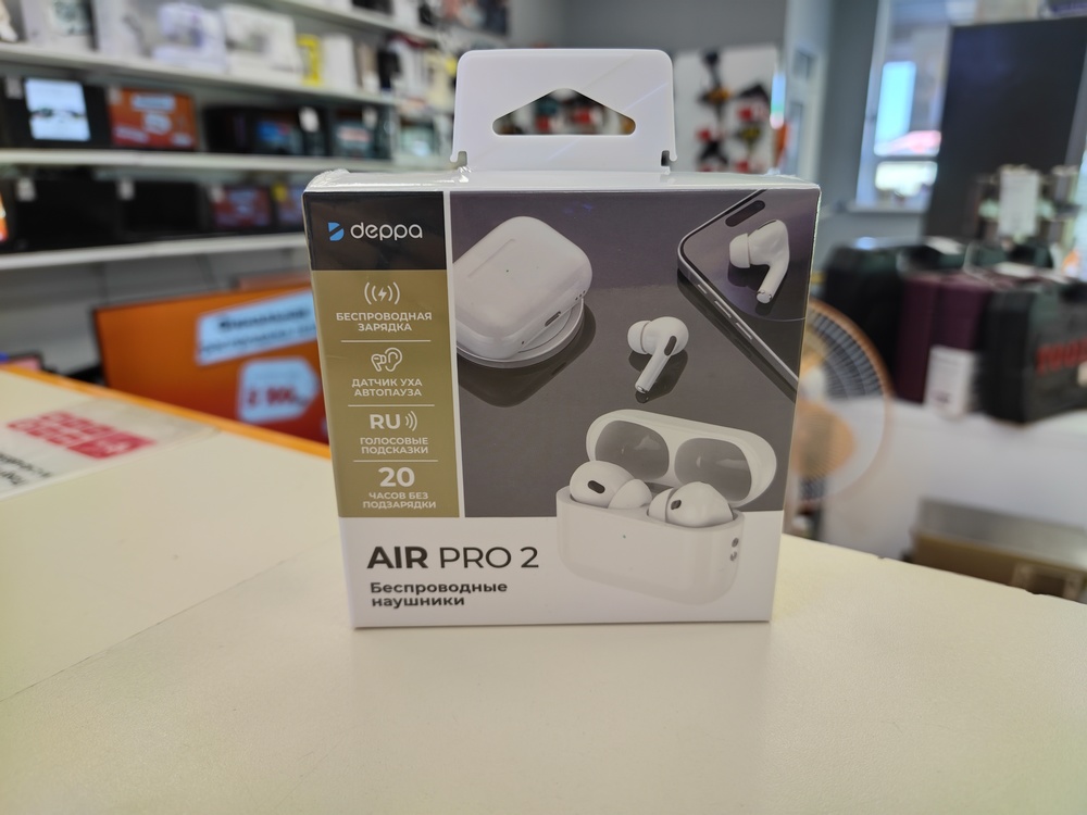 Наушники беспроводные Deppa 44167 Air Pro 2