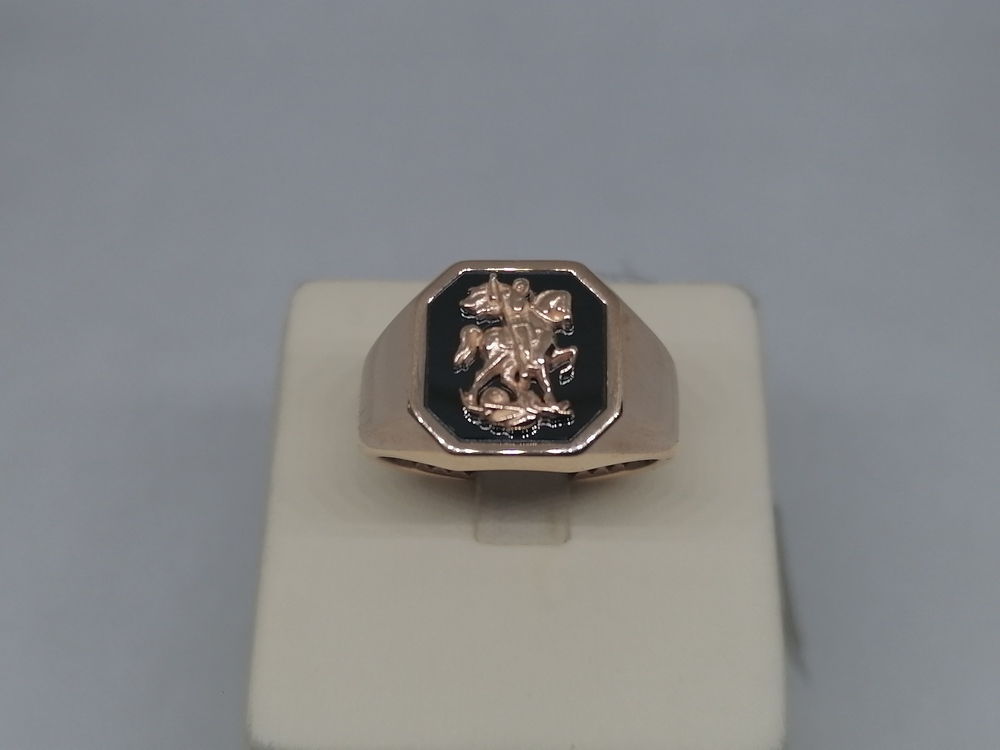 КОЛЬЦО ПЕЧАТКА с камнем (Au 585) КОЛЬЦО ПЕЧАТКА с камнем (Au 585)