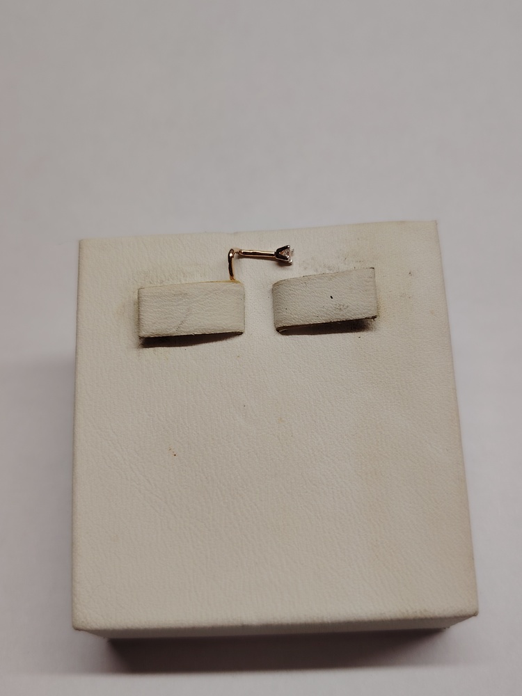 ПИРСИНГ С КАМНЕМ (Au 585)