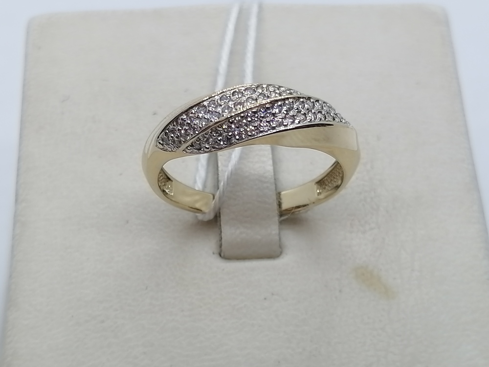 КОЛЬЦО С КАМНЯМИ (Au 585)