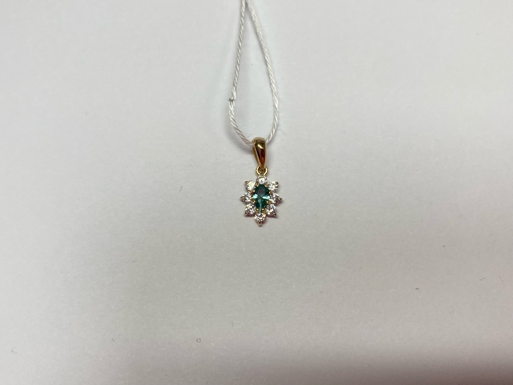 ПОДВЕСКА С КАМНЯМИ (Au 585)