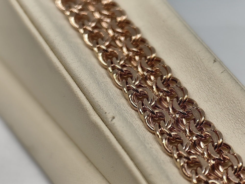 ЦПБС585 ЦЕПЬ ПУСТОТЕЛАЯ Бисмарк (Au 585)