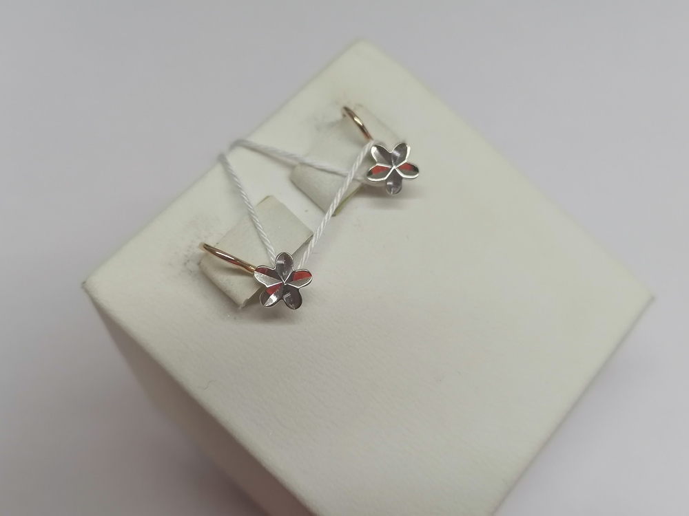 СЕРЬГИ БЕЗ КАМНЯ (Au 585)