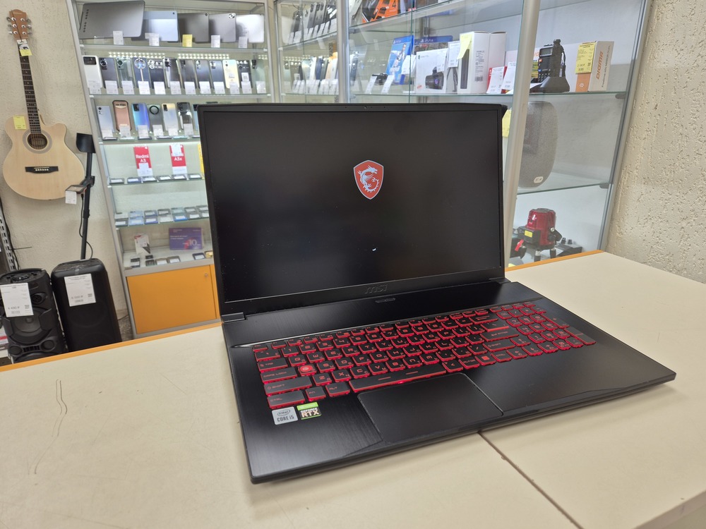 Ноутбук MSI ms-17f6; Core i5-10500H, GeForce RTX 3050 Ti, 8 Гб, 240 Гб, 1 Tb