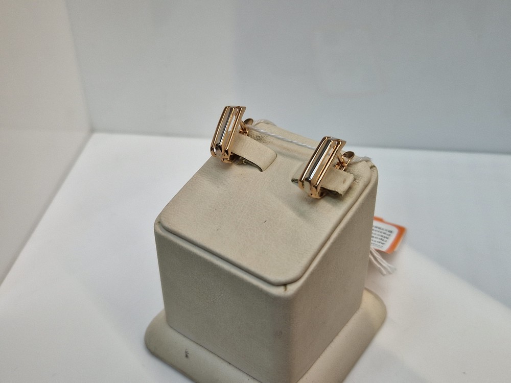 СЕРЬГИ БЕЗ КАМНЯ (Au 585)