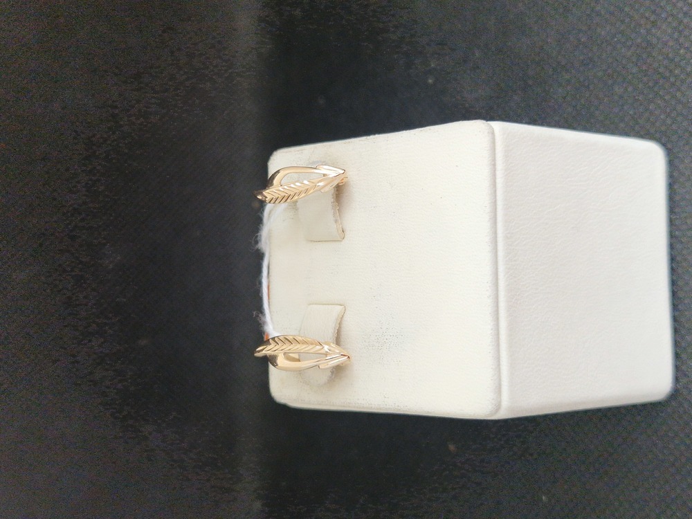 СЕРЬГИ БЕЗ КАМНЯ (Au 585)