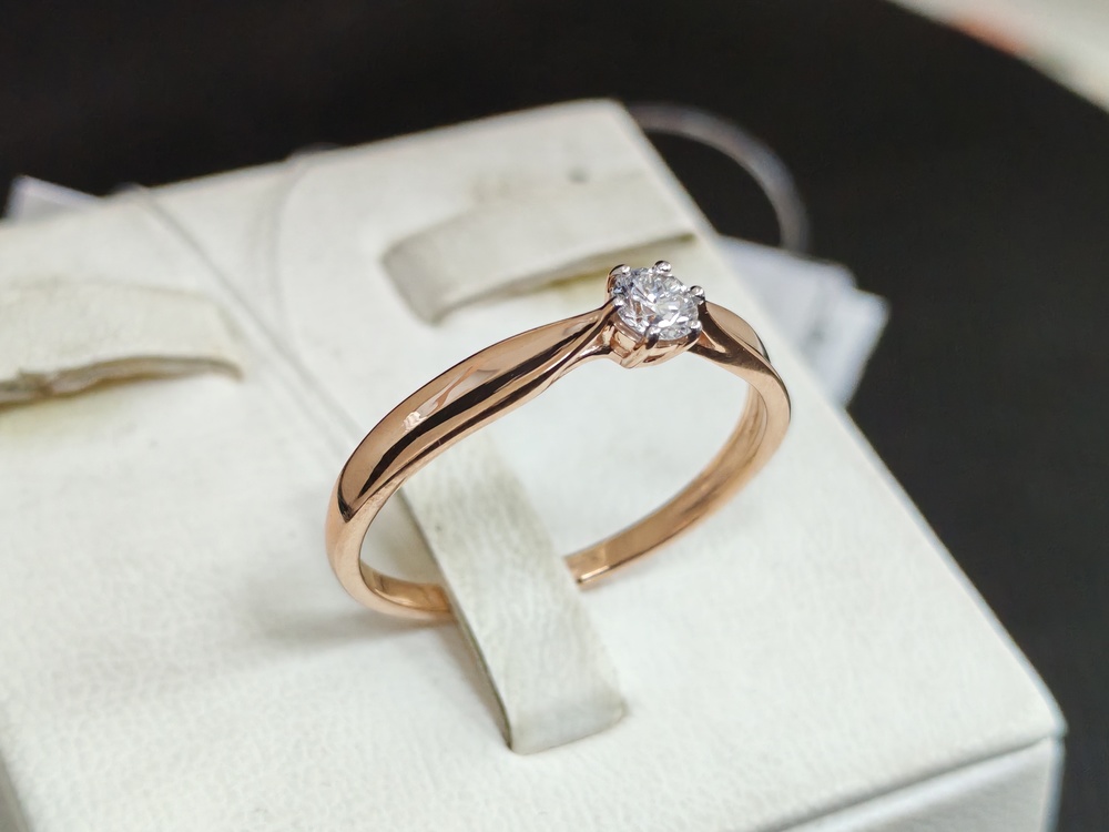 КОЛЬЦО БРИЛЛИАНТ (Au 585)