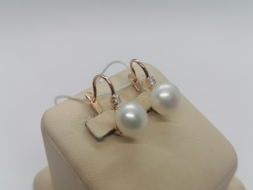 СКМИ585 СЕРЬГИ С КАМНЯМИ (Au 585)