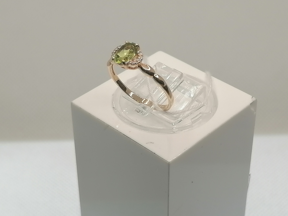 КОЛЬЦО С КАМНЯМИ (Au 585)