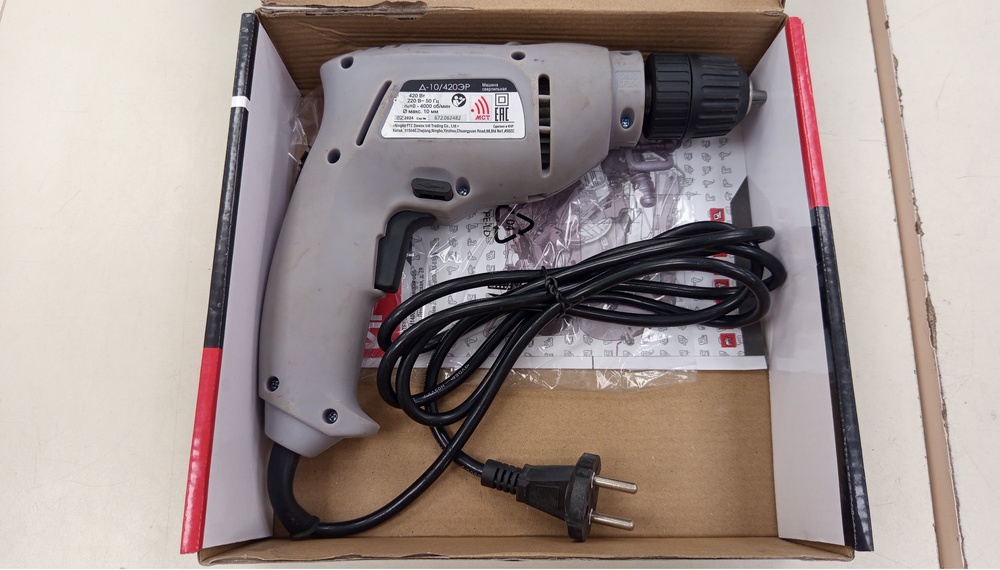 Дрель-безударная Интерскол Д-10/420ЭР