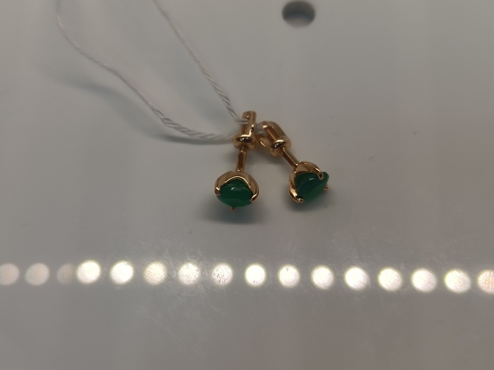 СПУС585 СЕРЬГИ ПУСЕТЫ (Au 585)