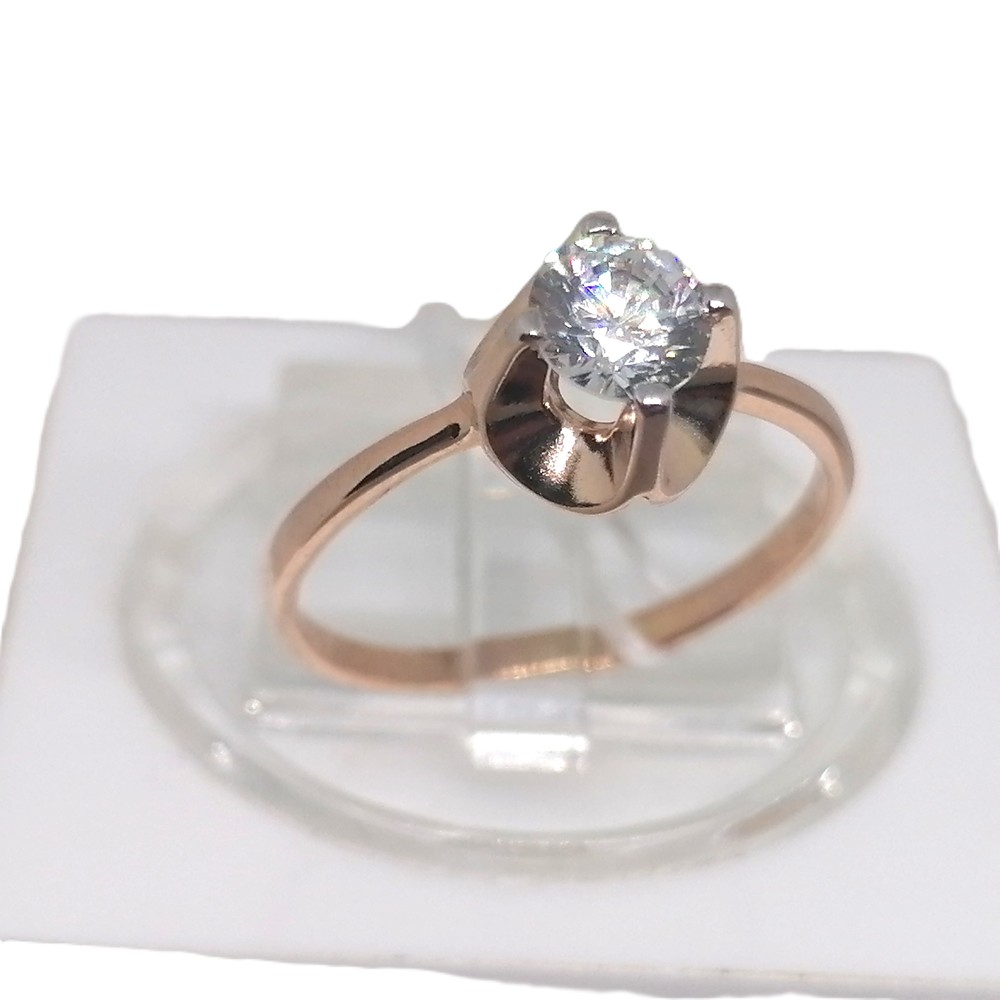 КОЛКМ585 КОЛЬЦО С КАМНЕМ (Au 585)