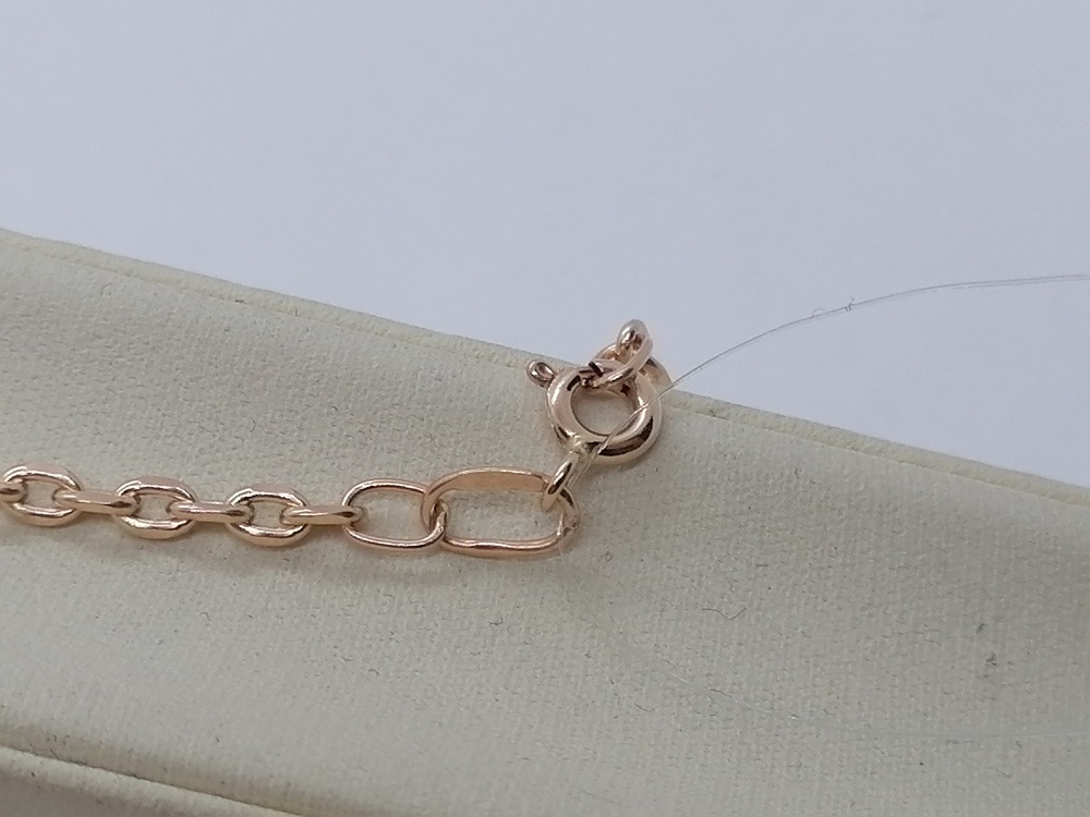 8080208П-60 ЦЕПЬ ПУСТОТЕЛАЯ Якорное (Au 585)