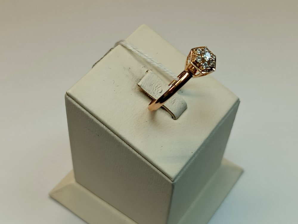 КОЛКМИ585 КОЛЬЦО С КАМНЯМИ (Au 585)