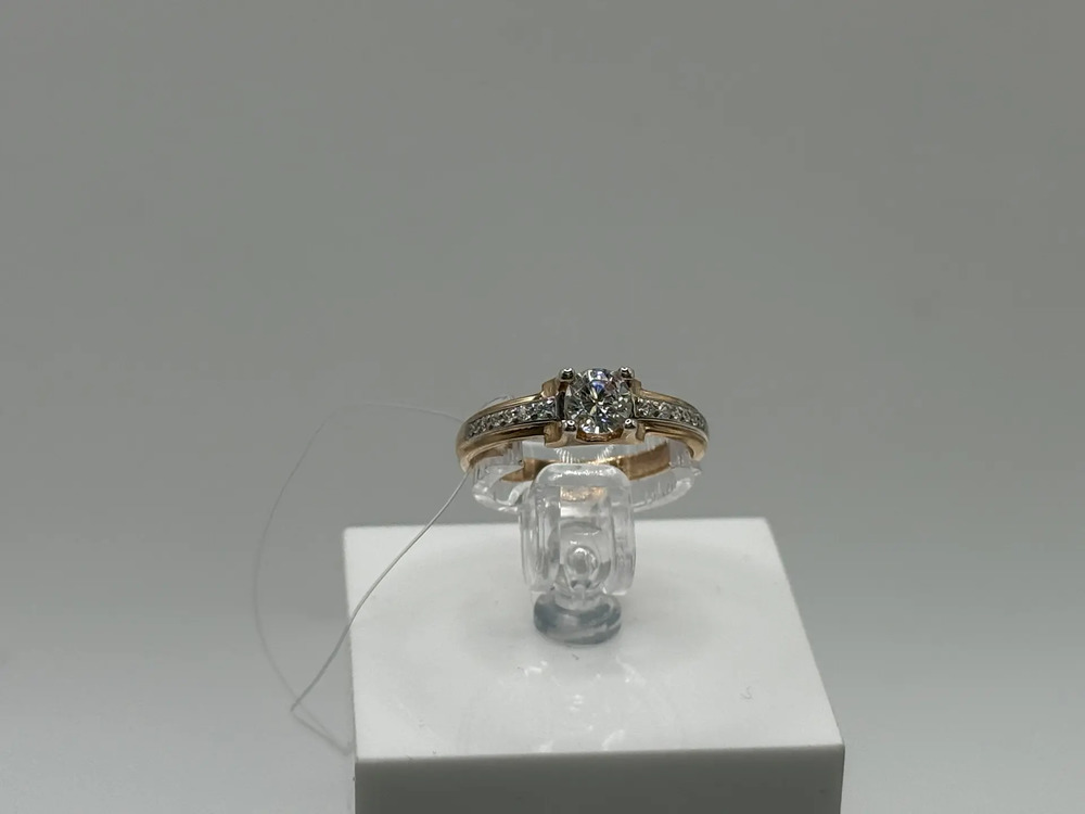 КОЛЬЦО С КАМНЯМИ (Au 585)